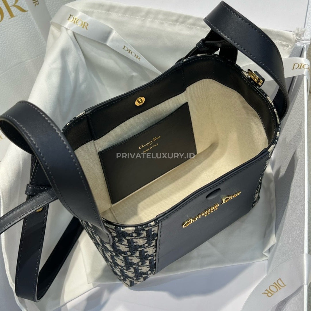 Small Signature Bucket Bag