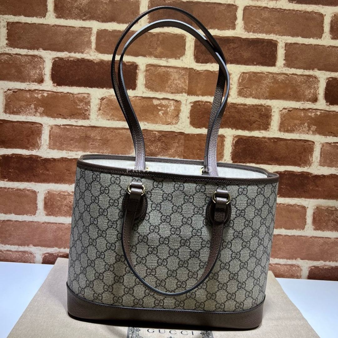 Medium Ophidia GG Supreme Canvas Tote Bag