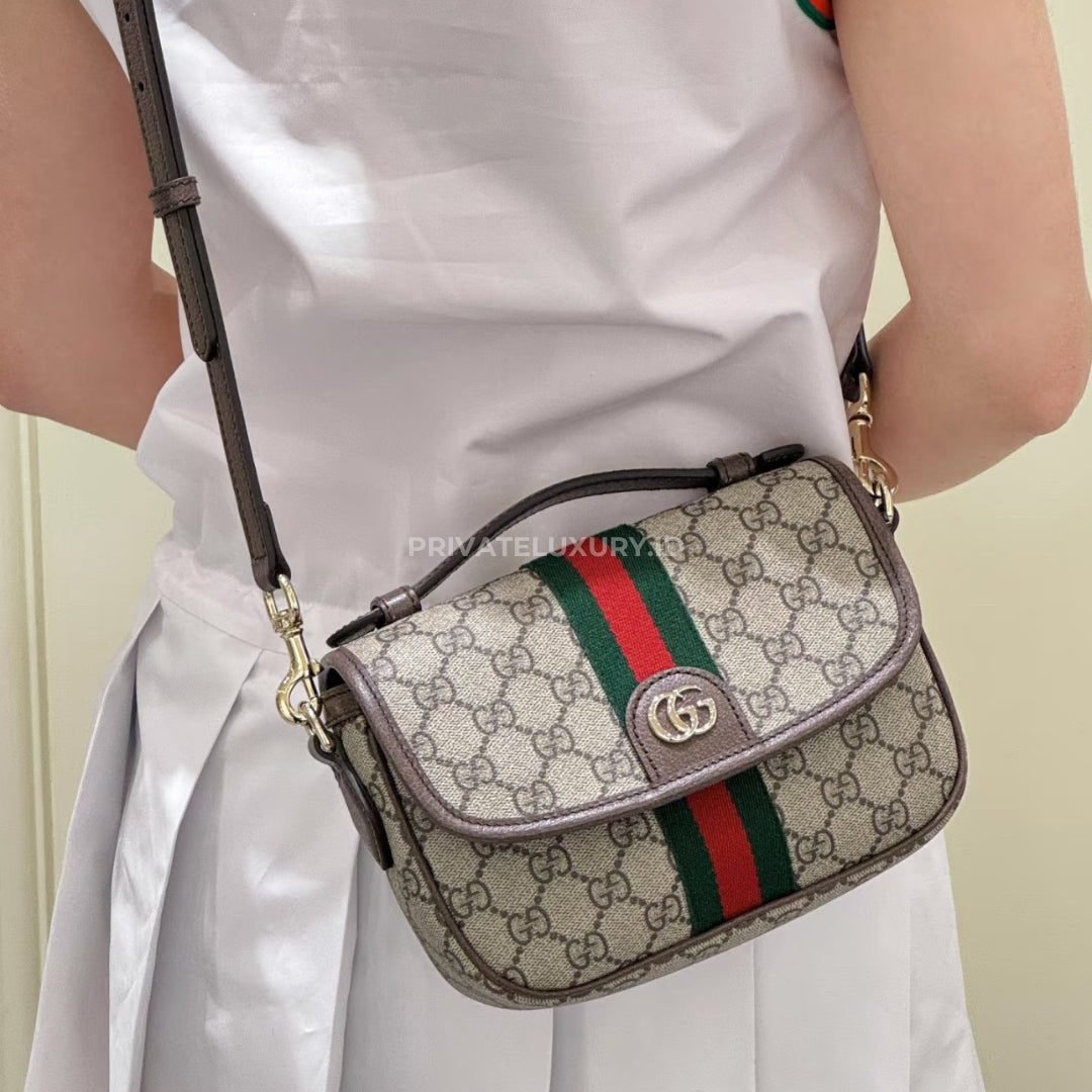 Ophidia Small Top Handle Bag