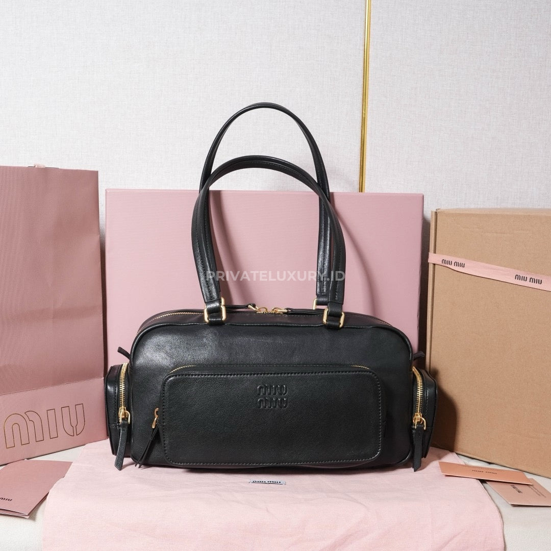 Pocket Washed Nappa Leather Bag