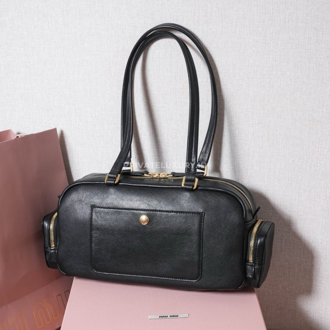 Pocket Washed Nappa Leather Bag