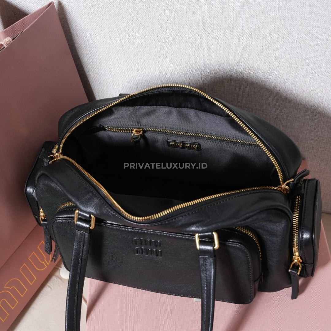 Pocket Washed Nappa Leather Bag