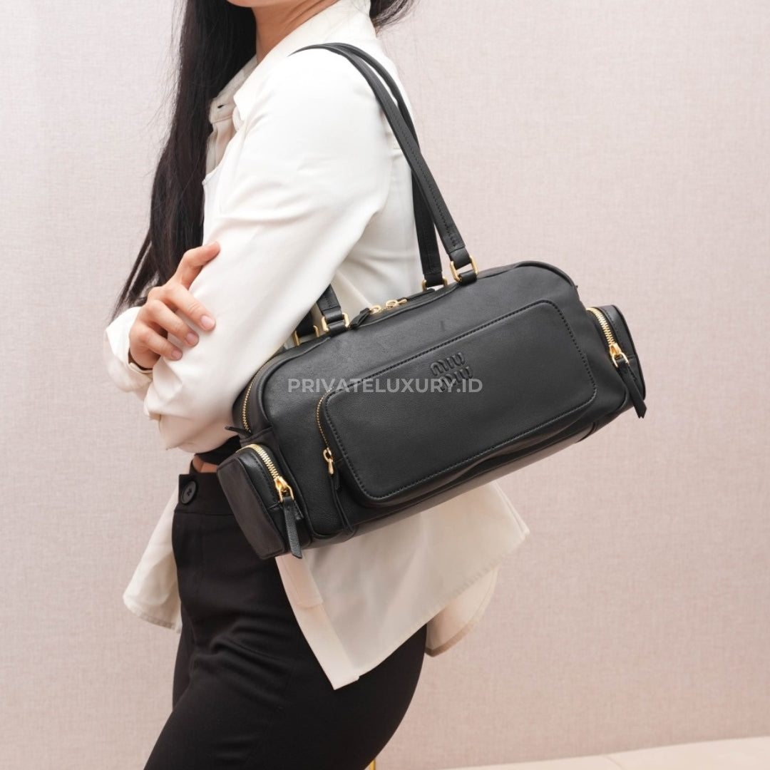 Pocket Washed Nappa Leather Bag