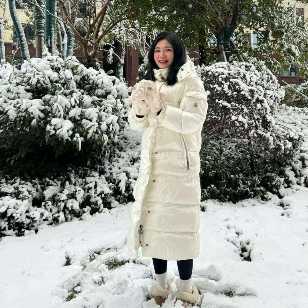 Cavettaz Hooded Long Down Jacket