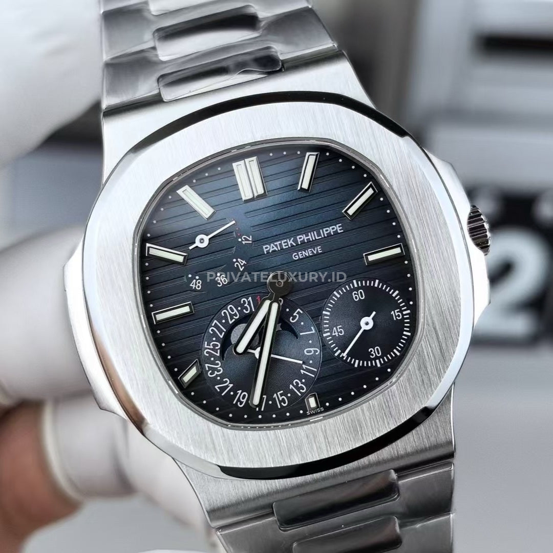 Nautilus 40 - 5712/1A-001 Moon Phase Black-blue