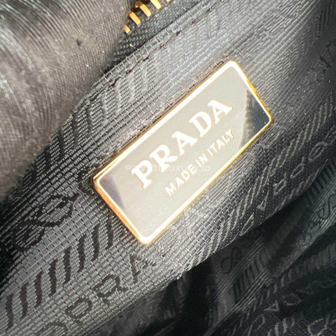 Prada Dangle Medium Leather Top-Handle Bag