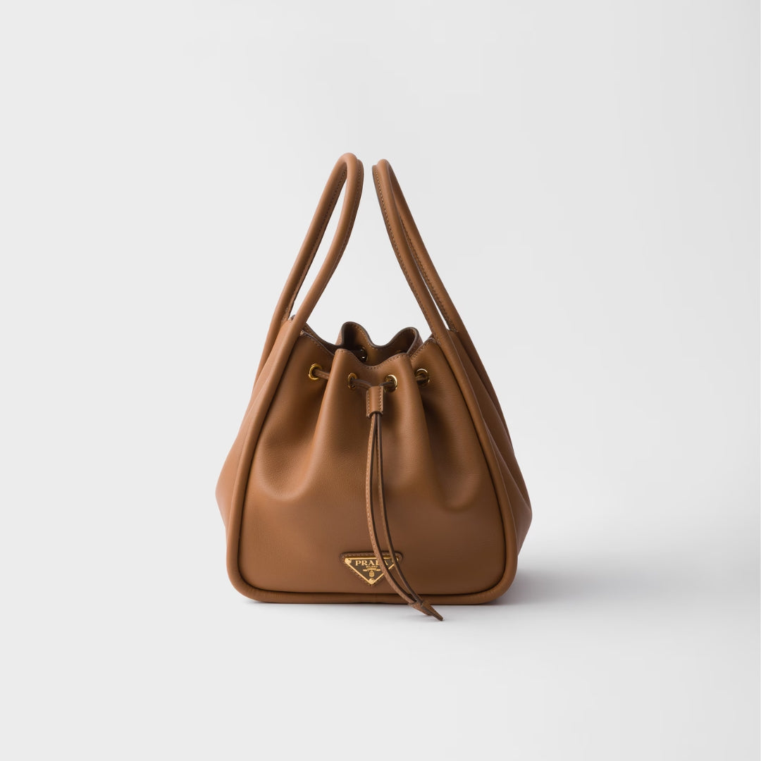 Prada Darling Mini Leather Bucket Bag