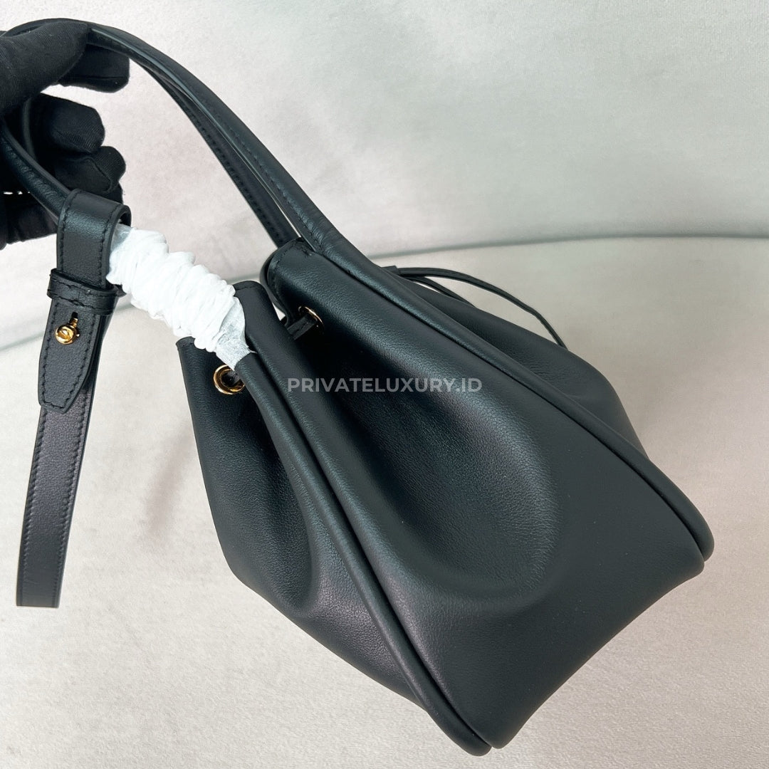 Prada Darling Mini Leather Bucket Bag