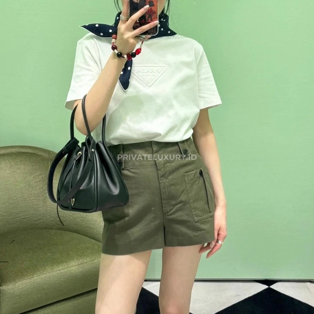 Prada Darling Mini Leather Bucket Bag