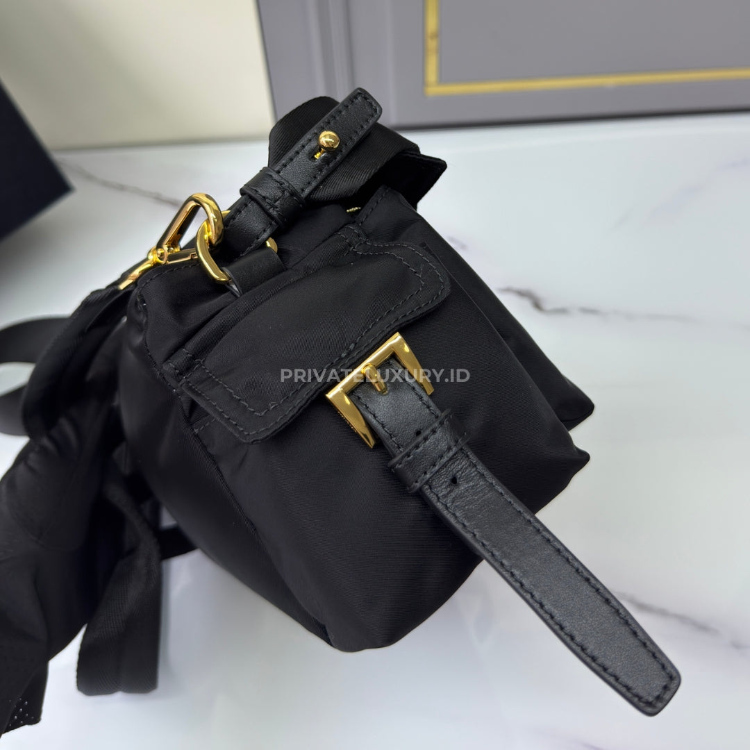 Prada Explore Medium Re-Nylon Shoulder Bag with Flap
