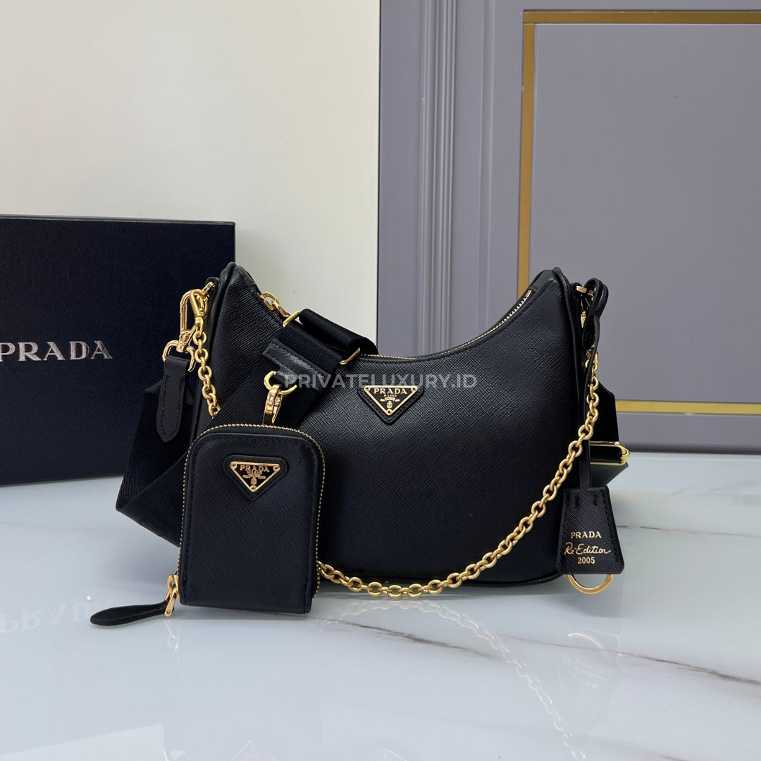 Re-Edition 2005 Saffiano Leather Bag