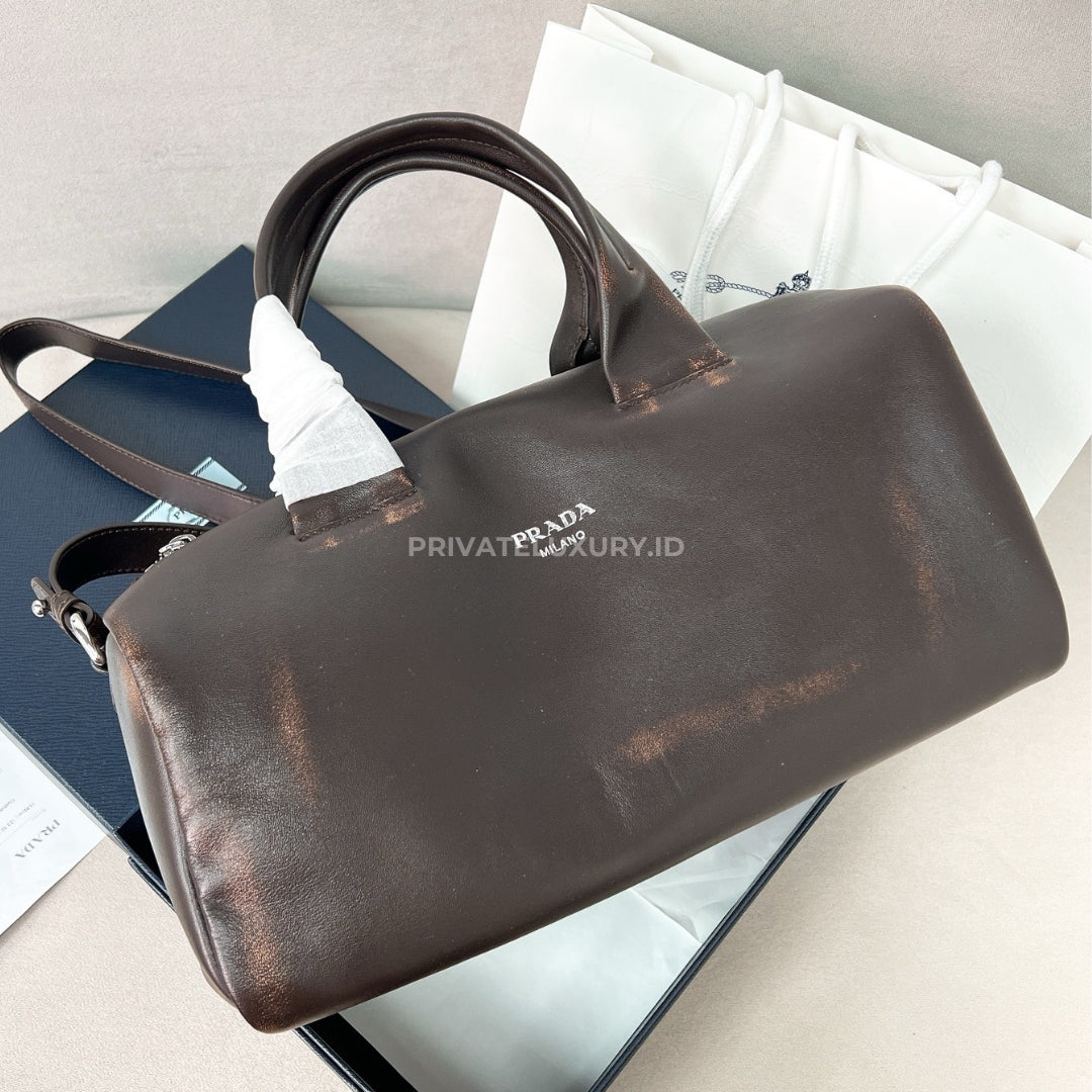 Small Nappa Leather Duffle Bag