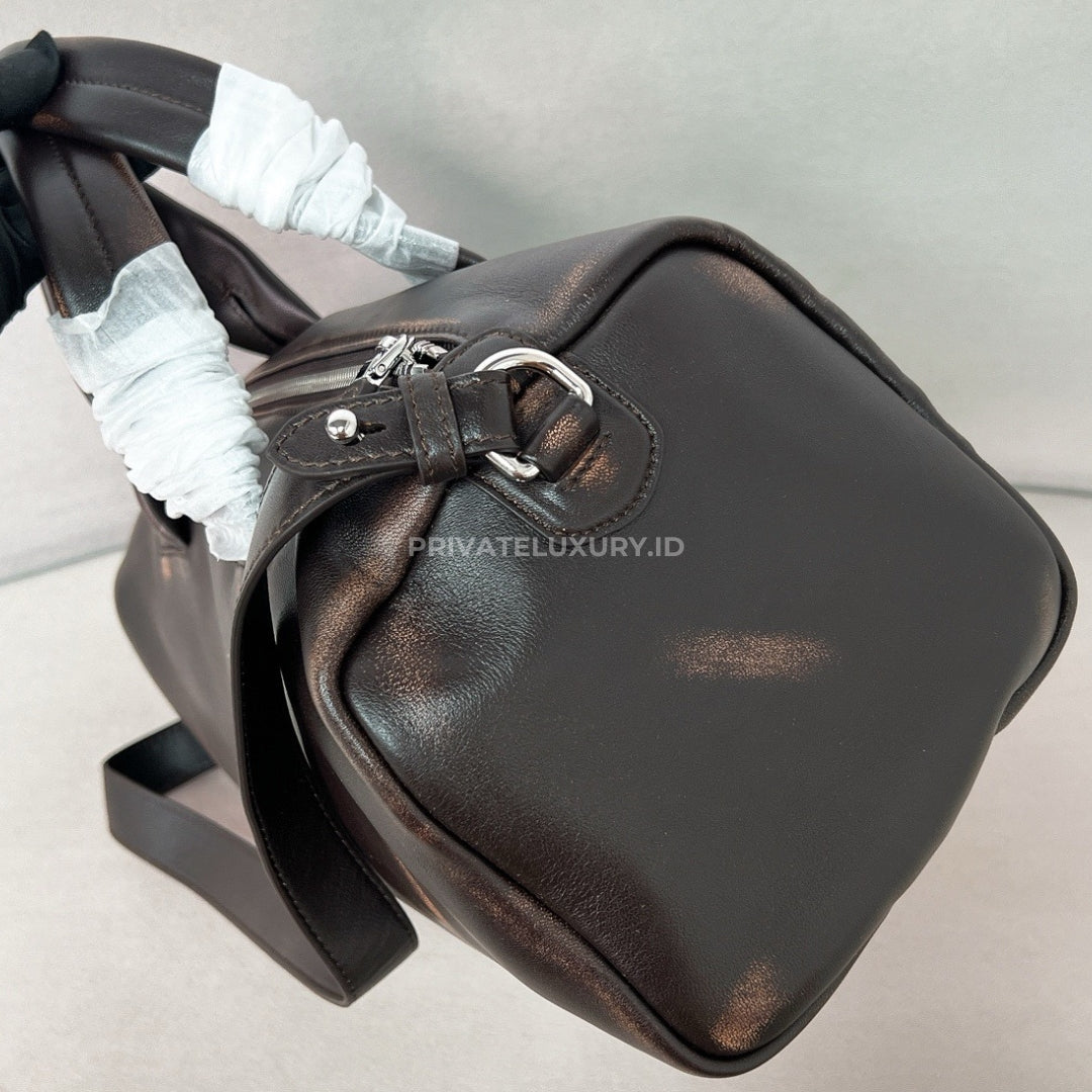 Small Nappa Leather Duffle Bag