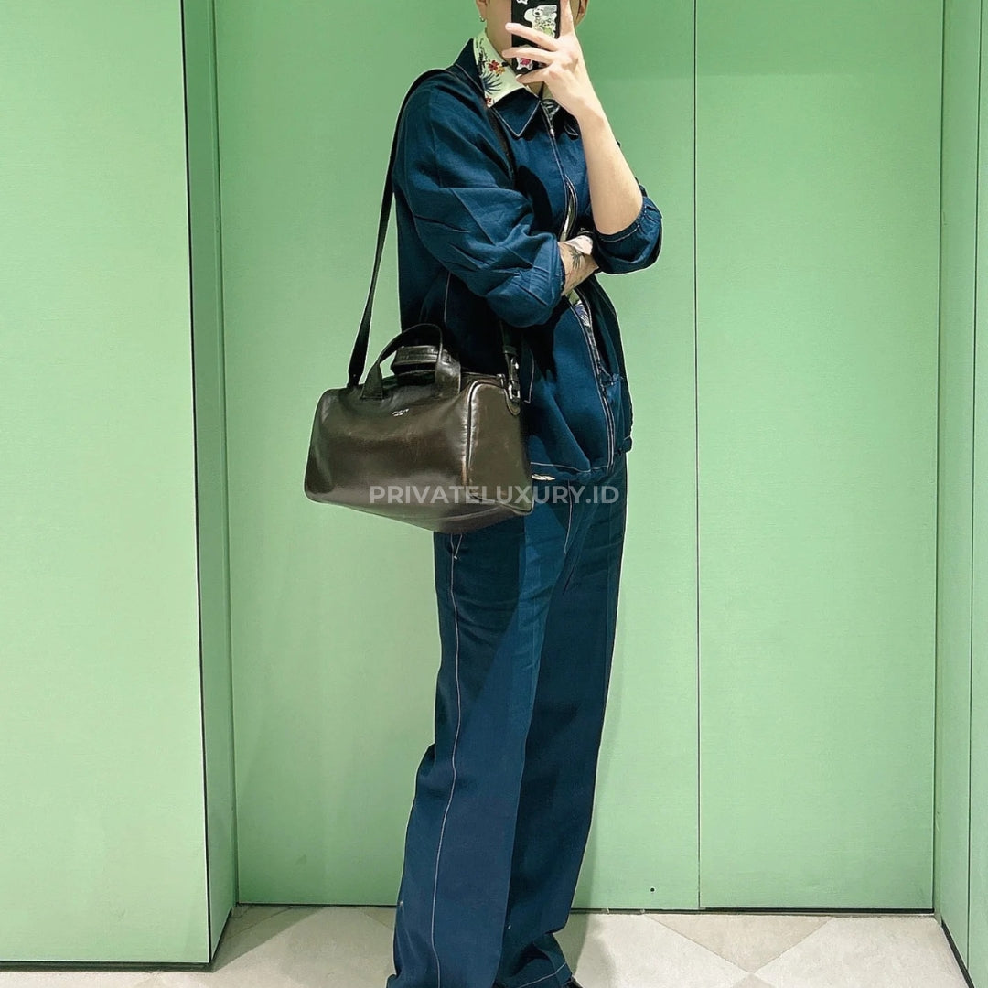 Small Nappa Leather Duffle Bag