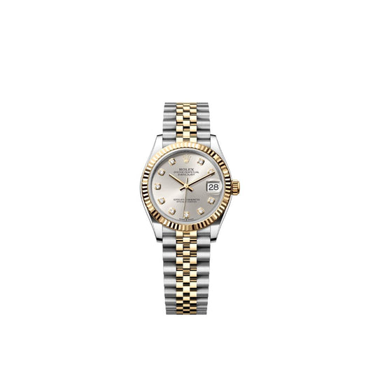 Datejust 31 - 278273G Silver Diamonds Jubilee Steel-YG