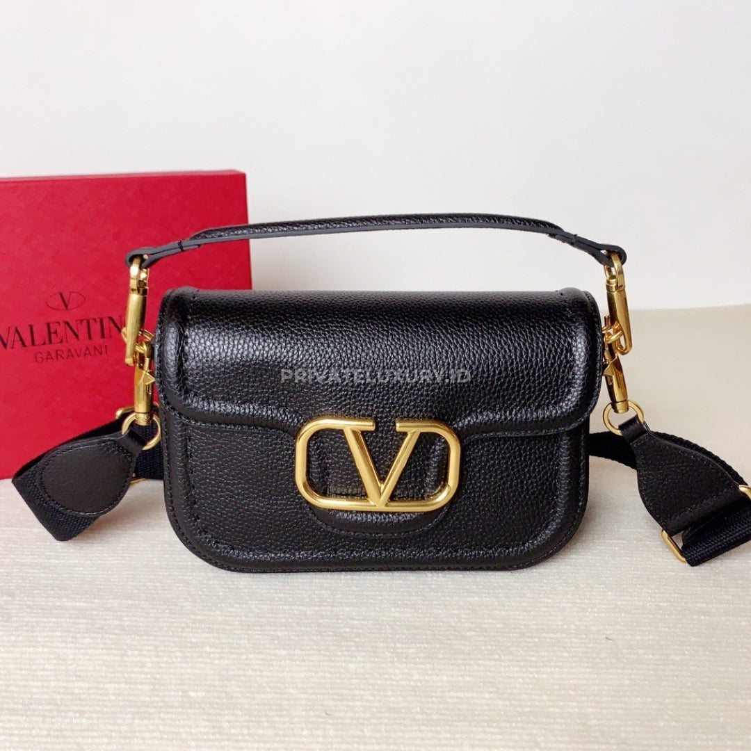 Alltime Grainy Calfskin Shoulder Bag