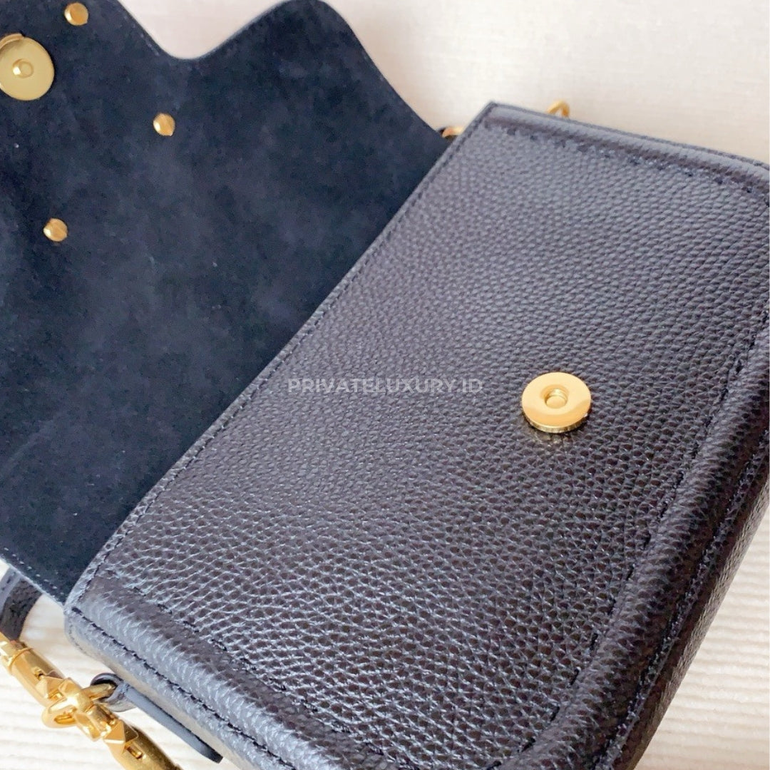 Alltime Grainy Calfskin Shoulder Bag