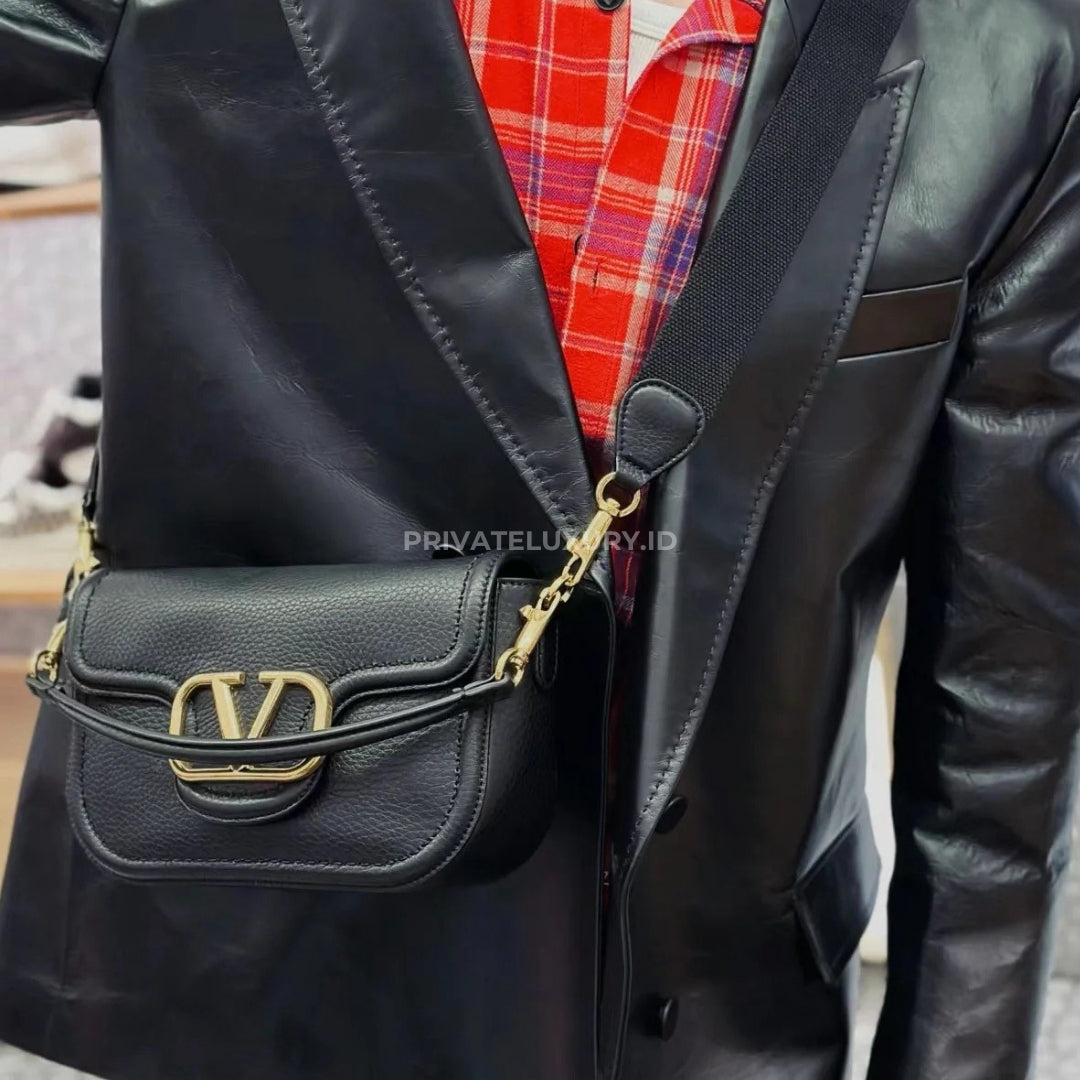 Alltime Grainy Calfskin Shoulder Bag