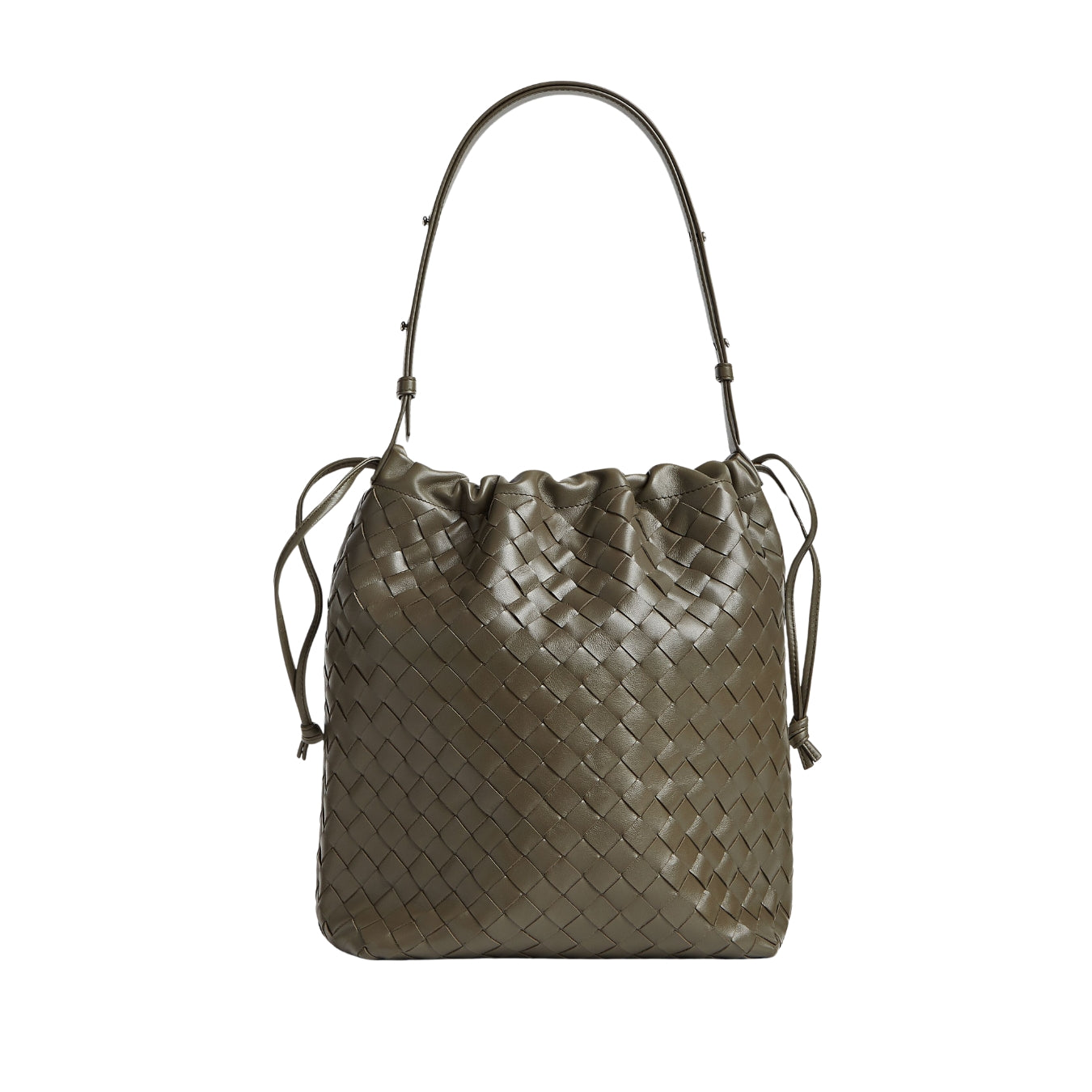 Intrecciato Biblioteca Bucket