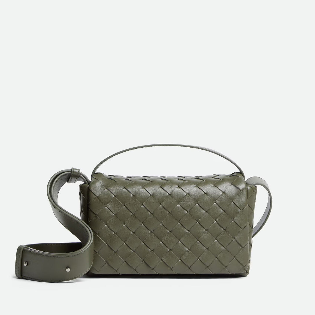 Intrecciato Mini Bag With Flap