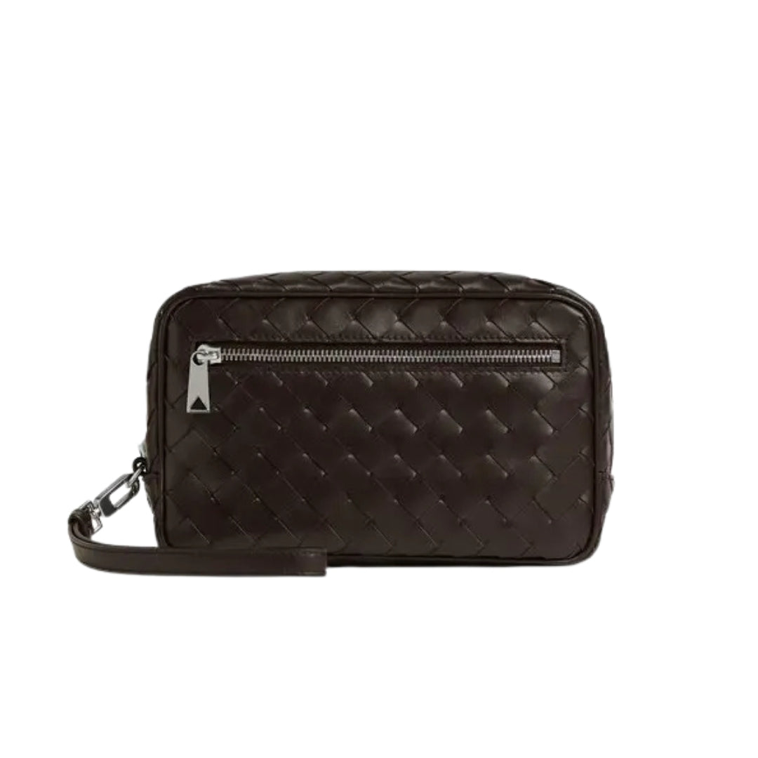 Intrecciato Pouch With Wristlet