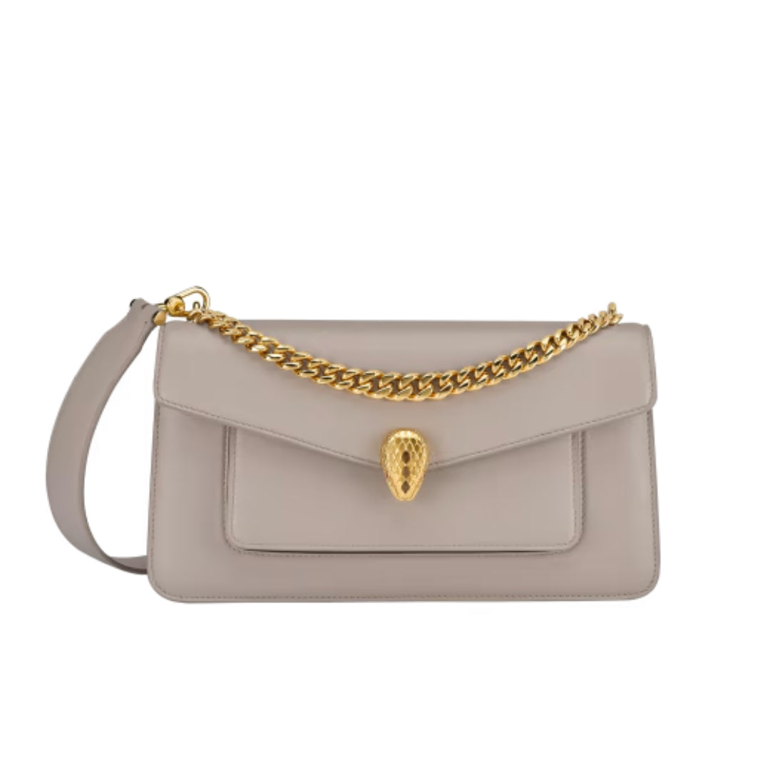 Serpenti East-West Maxi Chain Shoulder Bag