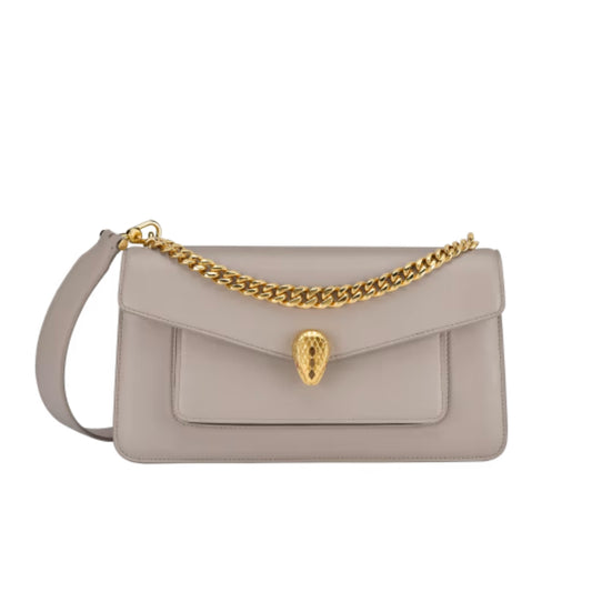Serpenti East-West Maxi Chain Shoulder Bag