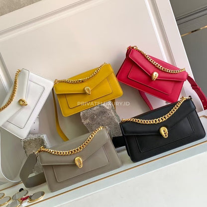 Serpenti East-West Maxi Chain Shoulder Bag