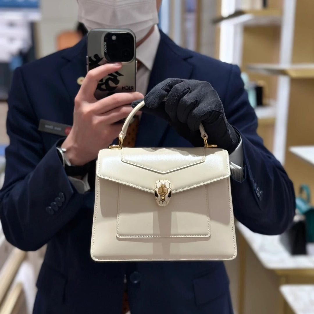 Serpenti Forever Medium Top Handle Bag