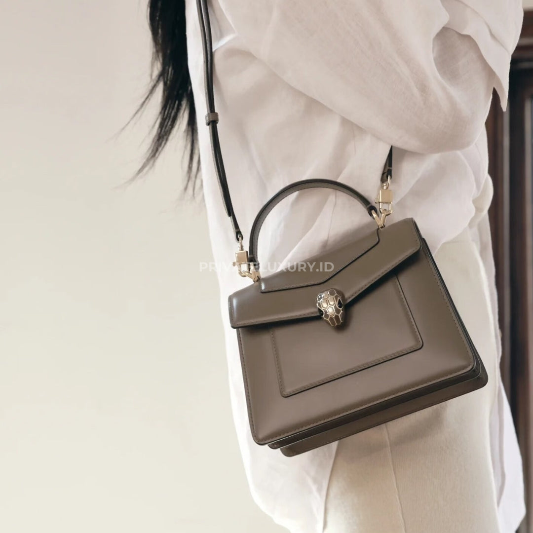 Serpenti Forever Medium Top Handle Bag