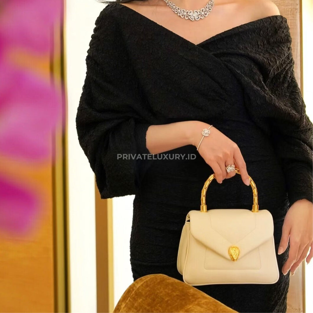 Serpenti Reverse Top Handle