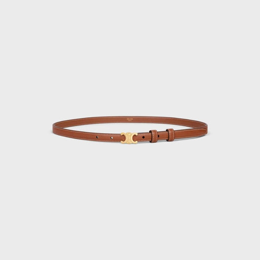Teen Triomphe Belt in Natural Calfskin