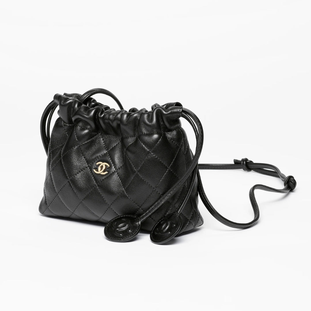 Clutch With Leather Strap