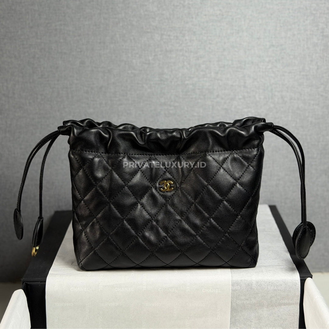 Clutch With Leather Strap