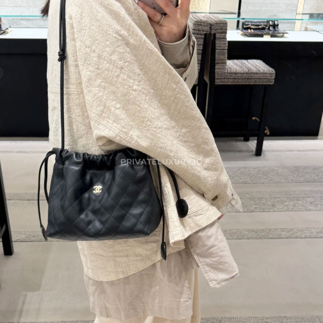 Clutch With Leather Strap