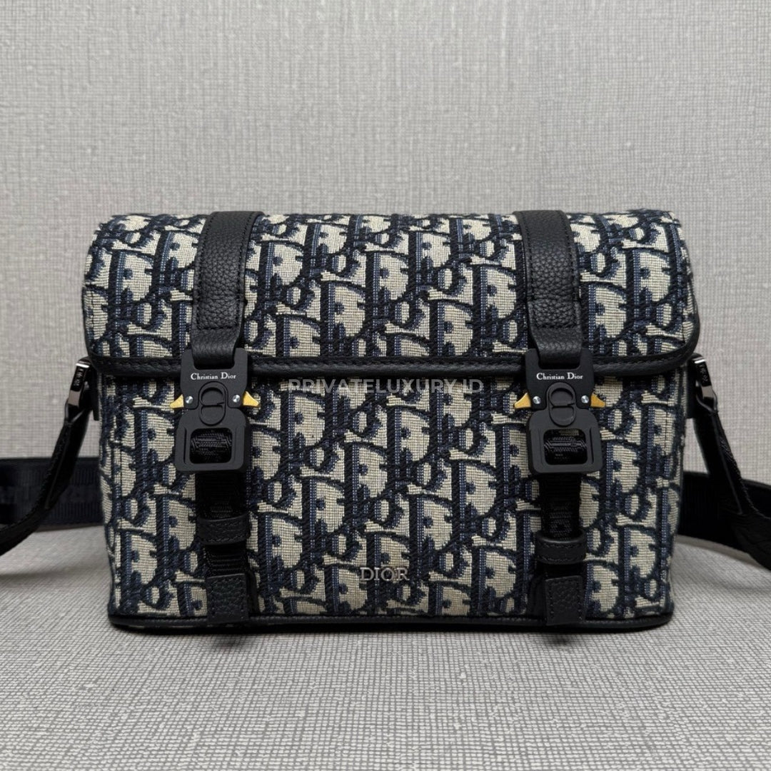 Dior Hit the Road Messenger Bag with Flap