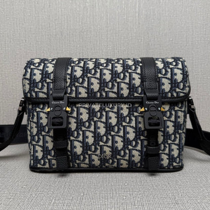 Dior Hit the Road Messenger Bag with Flap