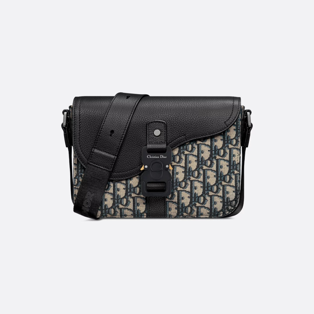 Small Saddle Messenger Bag with Flap