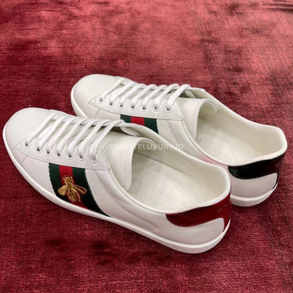 Ace Embroidered Gold Bee Sneakers