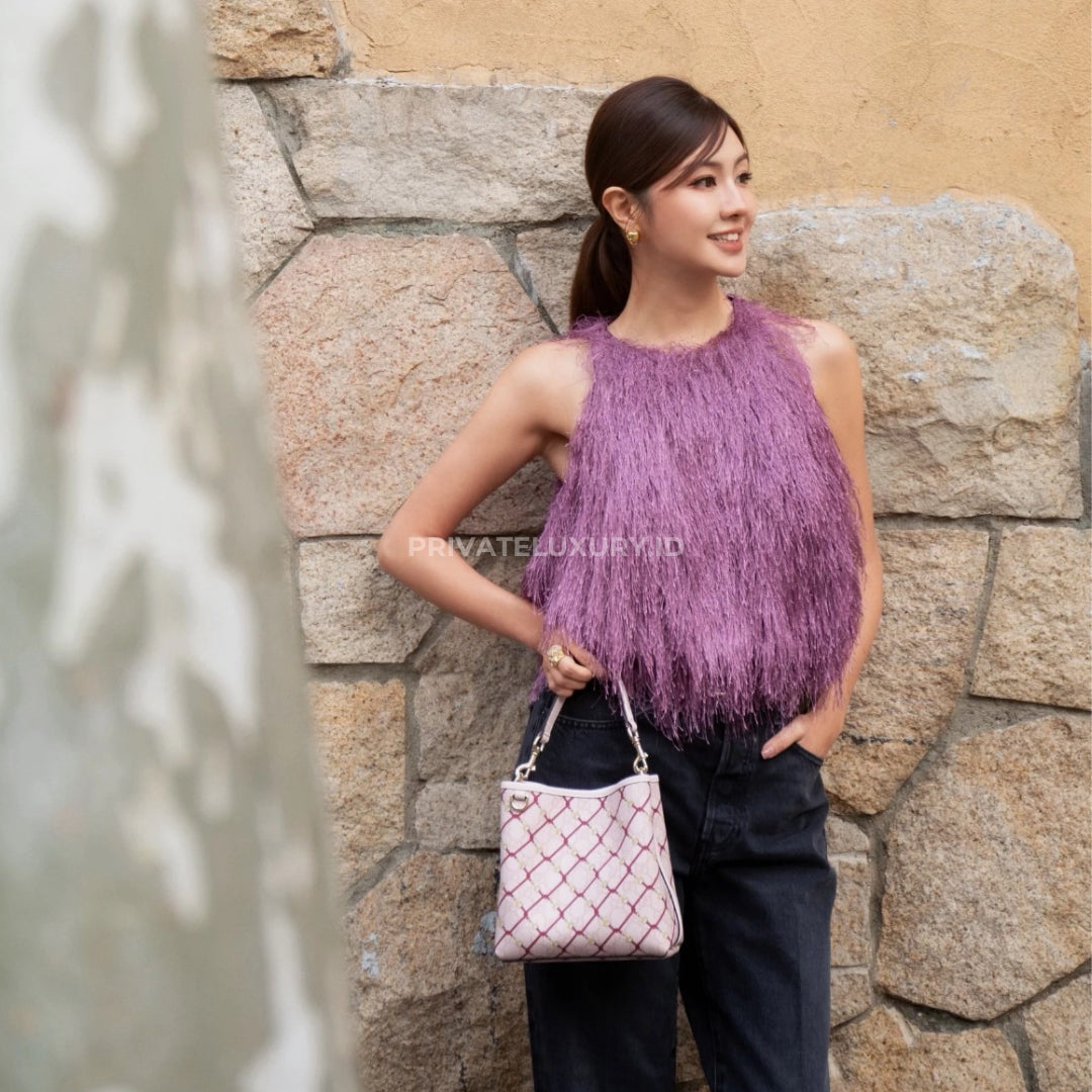 GG Emblem Small Bucket Bag