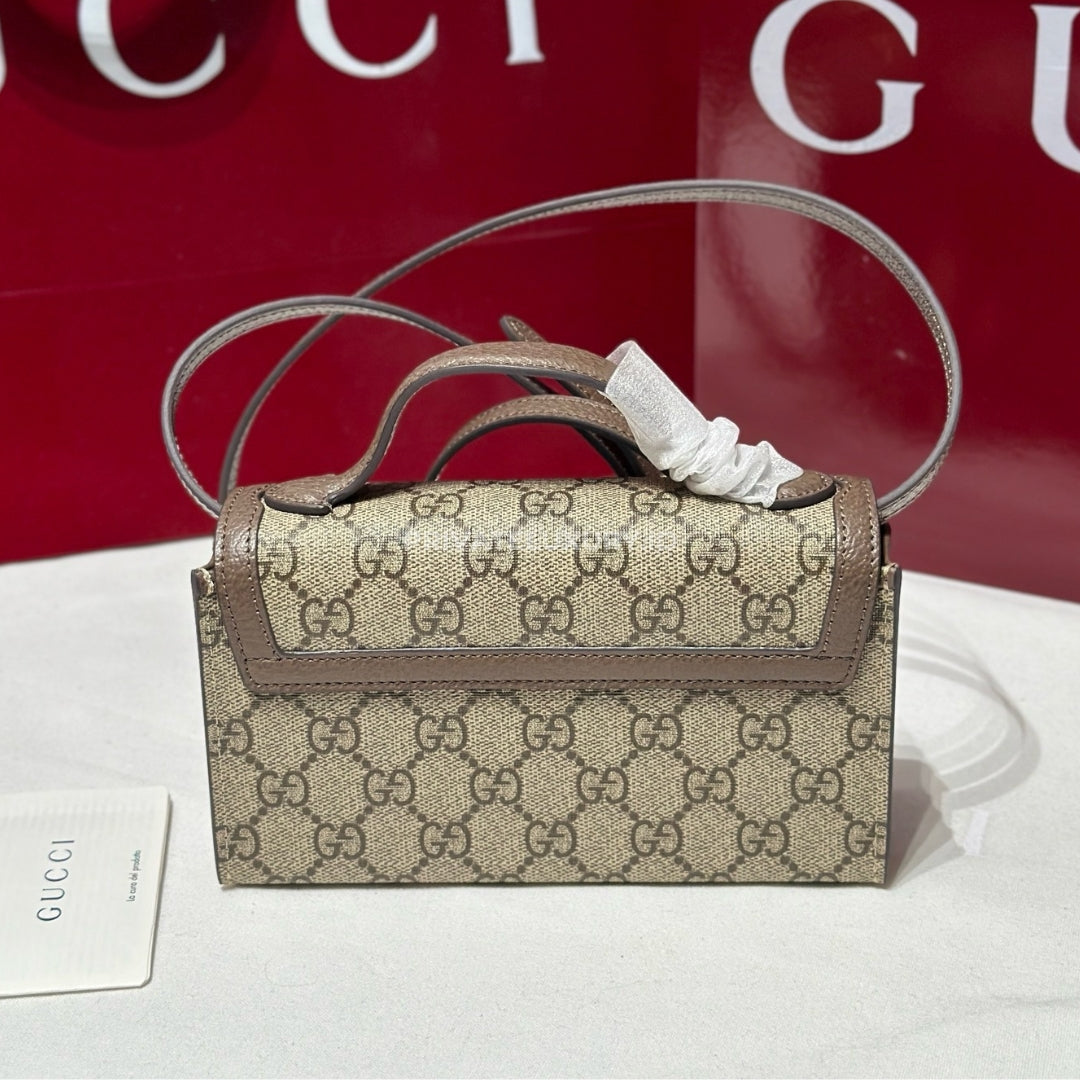 Ophidia Mini Top Handle Bag