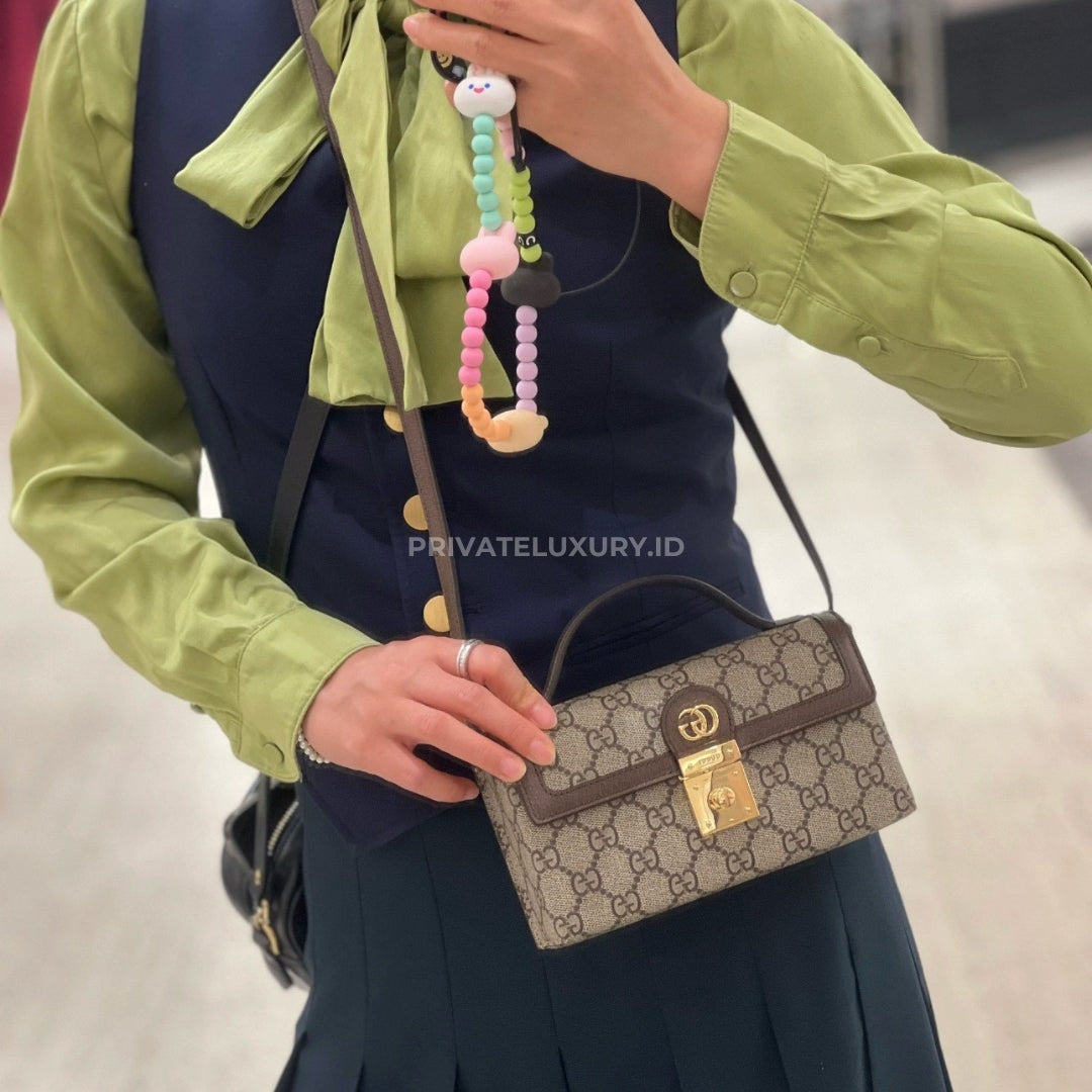 Ophidia Mini Top Handle Bag