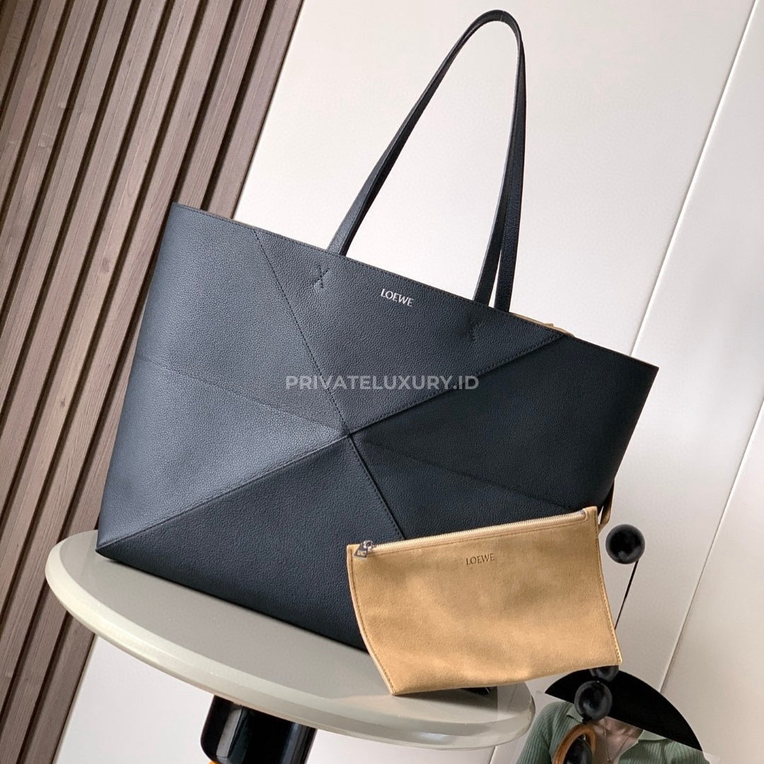 Large Horizontal Puzzle Fold Tote