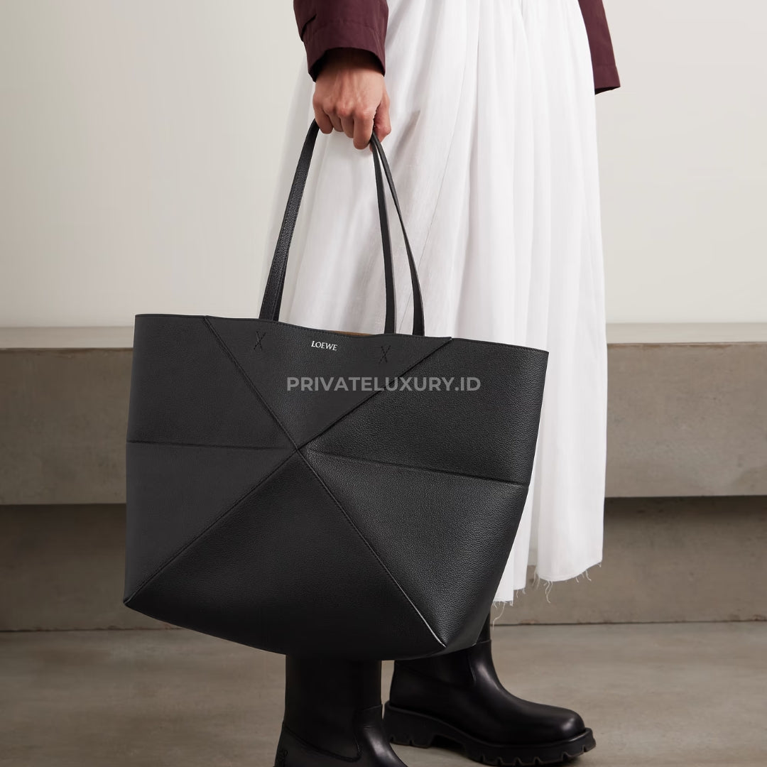 Large Horizontal Puzzle Fold Tote