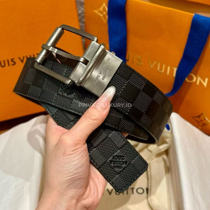 Damier Print 40mm Reversible