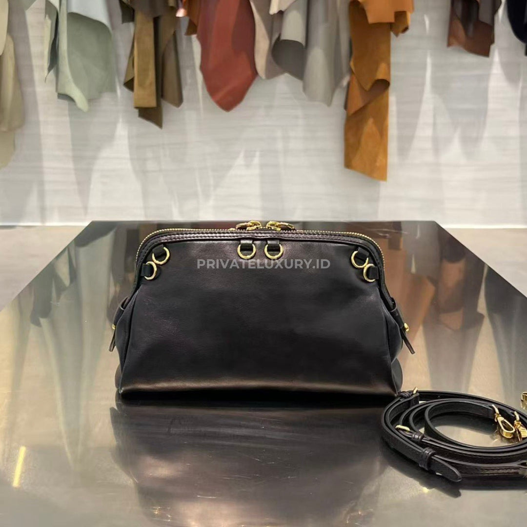 Caprice Leather Clutch