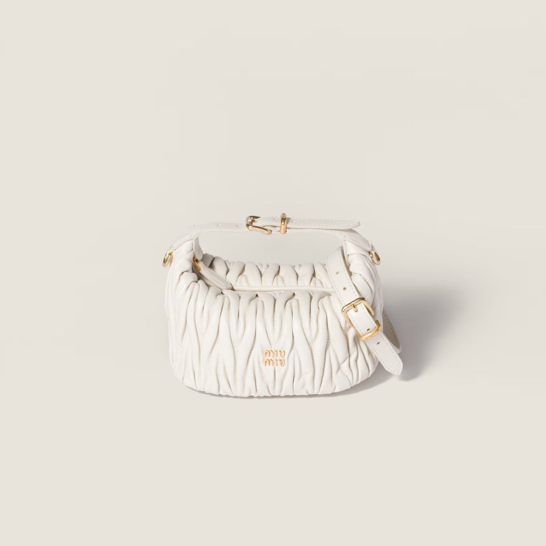 Matelassé Nappa Leather Pouch