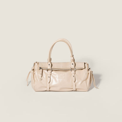 Shiny Leather Handbag