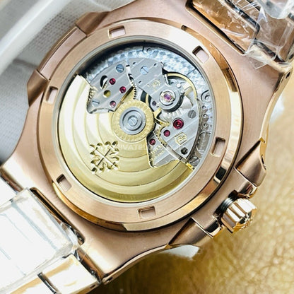 Nautilus 40 - 5711/1R Self Winding Light Dark Brown Rose Gold Steel