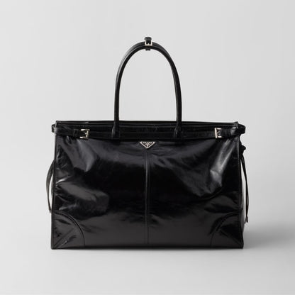 Prada Bonnie Leather Tote Bag